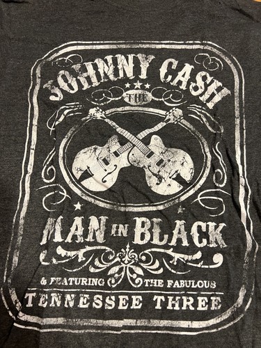 JOHNNY CASH T-SHIRT   THE MAN IN BLACK COUNTRY MUSIC NASHVILLE MENS. Medium - Picture 2 of 5