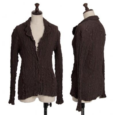 【me ISSEY MIYAKE】定番 CAULIFLOWER JACKET 黒 ISSEY MIYAKE me Cauliflower Jacket Black F (K-128386) | PLAYFUL