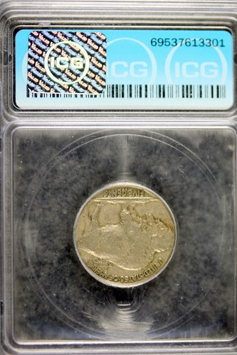 1913 - S ICG VF20 DETAILS T2 (CLEANED) Buffalo Nickel!! #B19356 - Picture 2 of 2