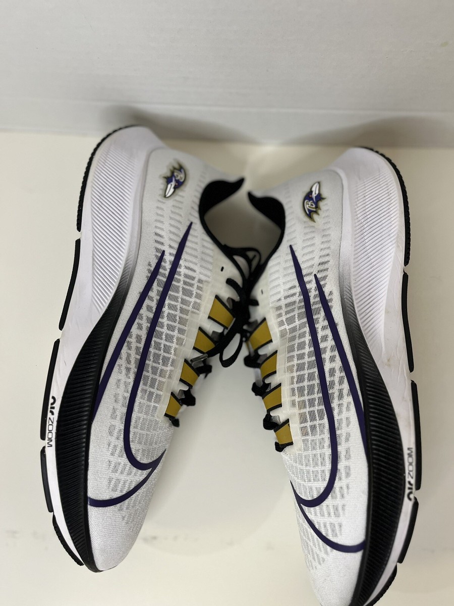 NIKE BALTIMORE RAVENS CZ5459-100 Air Zoom Pegasus Running Shoes Size 14 NIKE BALTIMORE RAVENS CZ5459-100 Air Zoom Pegasus Running  main image 2