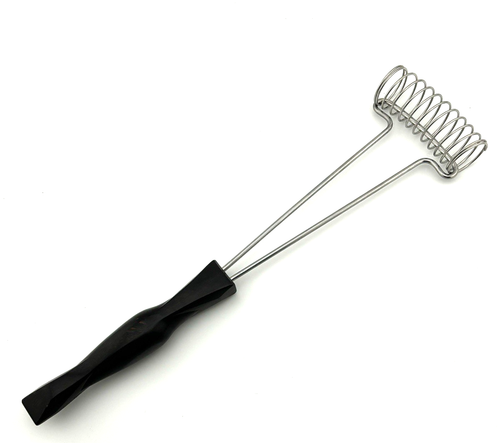 Vtg Cutco 1714 Mix-N-Stir Wire Whisk Whip Egg Beater Mixer Brown Swirl READ - Picture 2 of 6