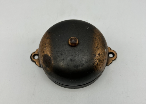 Antique Victorian Working Mechanical Turn n Twist Doorbell Bell Only Patent 1899