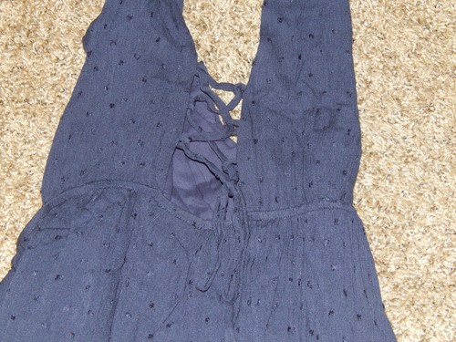 MINI VESTIDO MUJER MODA NOVA BRYANNA TALLA GRANDE AZUL MARINO NUEVO CON ETIQUETAS - Imagen 7 de 8