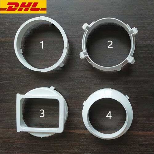 Exhaust Duct Interface For Portable Air Conditioner Exhaust Hose Tube Connector❤ - Picture 1 of 16