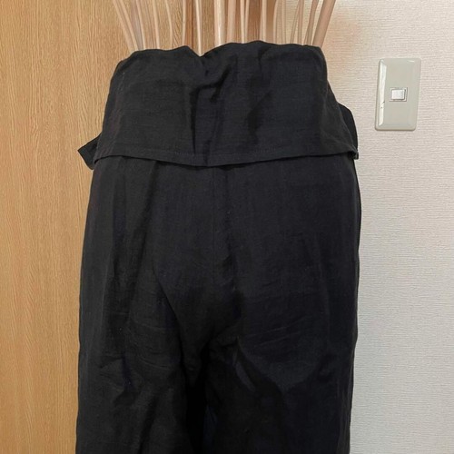 Y's Yohji Yamamoto THAI HOSE Weite Leinen Größe 2 Schwarz JAPAN - Bild 7 von 8