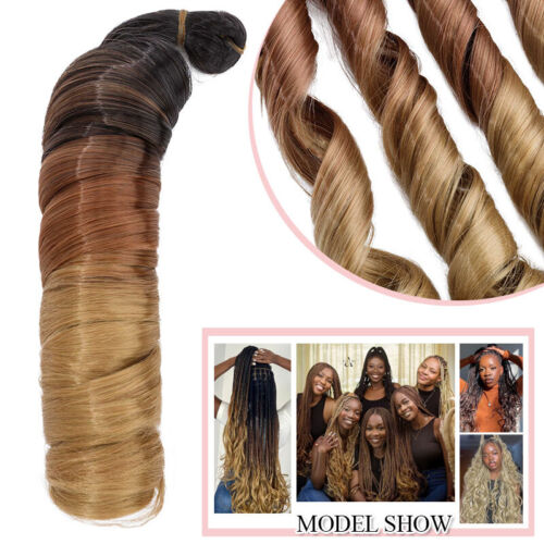 Afro Twist French Curls Braiding Zöpfe Braids Haarverlängerung Lockig 24" Ombre - Bild 25 von 31