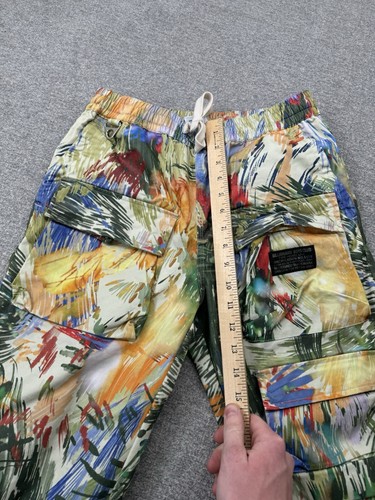 Billionaire Boys Club Cargo Pants Size Small BBC Streetwear Tropical Hawaiian - Picture 5 of 11