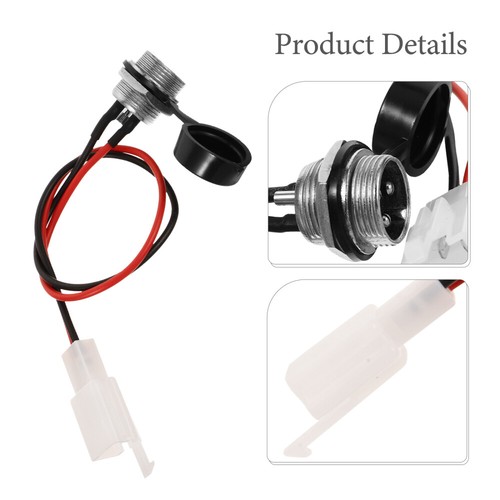 Charging Cable Connector Electric Scooter Socket Plug Port Replacement - Picture 10 of 12