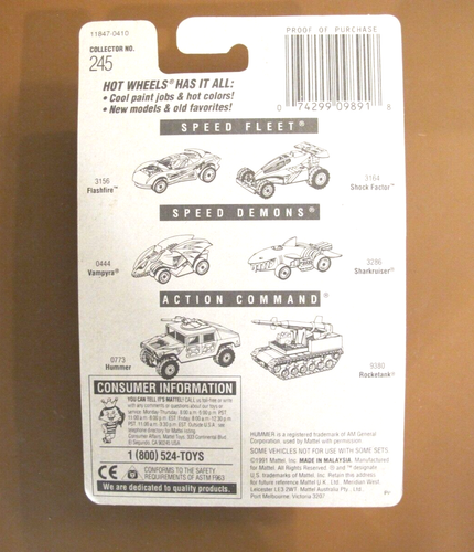 Vintage Hot Wheels Driven To The Max #245 Yellow Dragster New Model Diecast - Picture 2 of 4