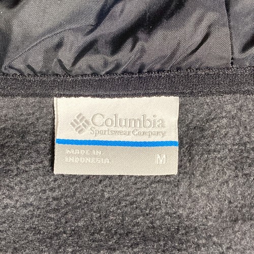 Columbia Gray Hooded Fleece Zip Up Jacket Women's Medium M - Picture 9 of 18
