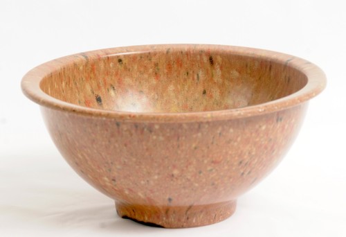 Texas Ware 111 Rust Orange Melamine Bowl Brown Confetti Speckled 8 Inch Diameter - Picture 2 of 7