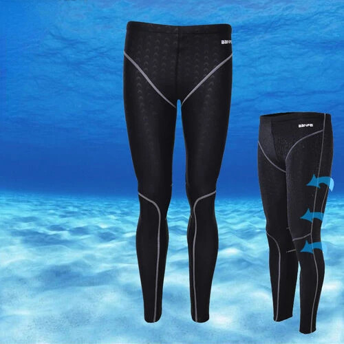 Pantalones de Natación Hombres Traje de Baño Largo Traje de Baño Profesional Natación Entrenamiento Natación Leggings - Imagen 19 de 19