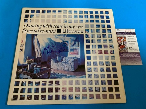 Midge Ure Ultravox Dancing with Tears signiert Auto 12" Vinyl Schallplatte Album JSA COA - Bild 1 von 3
