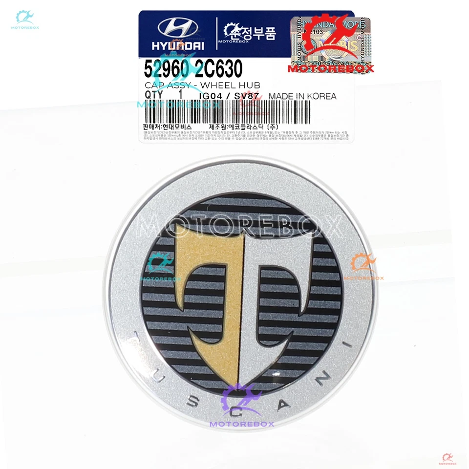 ✅ Genuine✅ Wheel Center Cap 17" ✅ 2003-2008 Hyundai Tiburon Xg350 529602C630 - Image 2 of 4