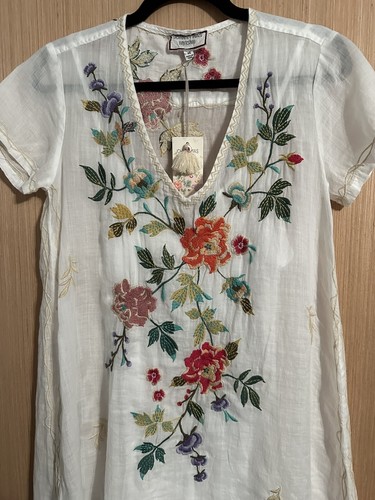 Vestido túnica con cortina Adele Johnny Was nuevo con etiquetas, talla XS *DEFECTO - Imagen 4 de 11