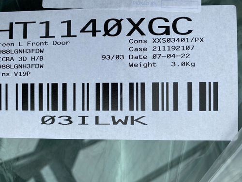 FITS NISSAN MICRA K11 DOOR GLASS TINTED WINDOW 3DR LEFT LH 1993 - 2002 3 DOOR - Picture 3 of 7