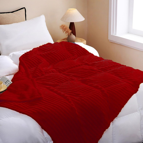 Soft Cozy Plush Throw Blanket 50”×60” Microfiber Flannel Blanket - Picture 4 of 6