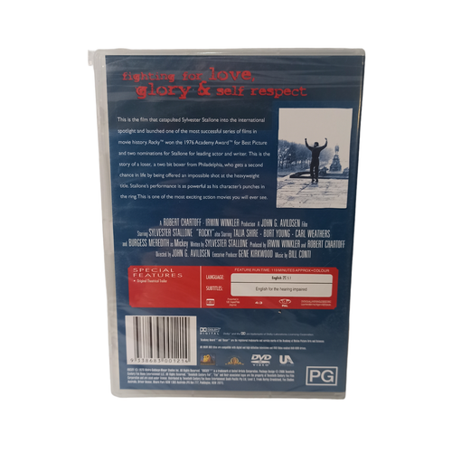Rocky (DVD 1976) Action Drama Romance Sports Boxing Philadelphia R4 Brand New - Picture 2 of 12