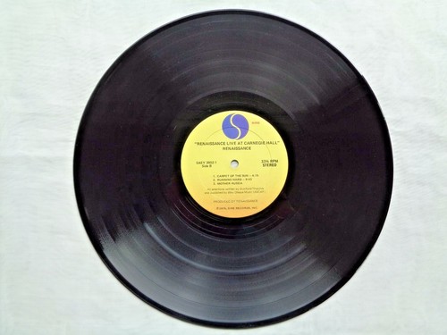 Renaissance Live At Carnegie Hall 1976 Sire SASY-3902 Gate-Fold Press 2 LP's VG- - Imagen 7 de 12