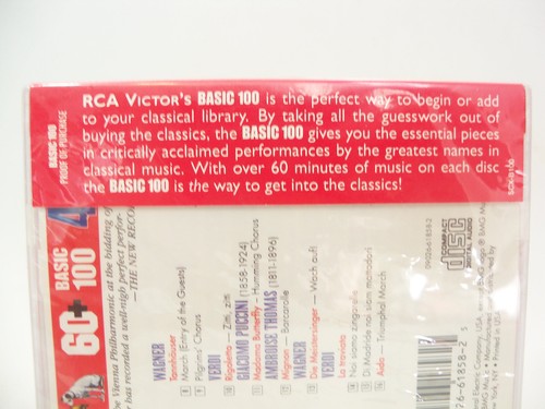 Opera Choruses Aida Carmen Tannauser (RCA Victor Basic 100, Vol. 40) Sealed CD - Picture 4 of 5