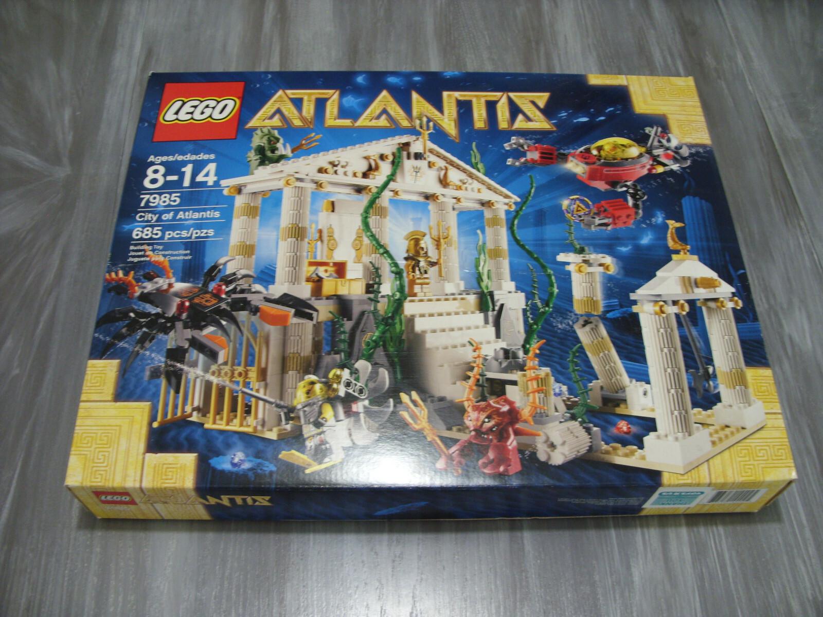 Atlantis City Of Atlantis Sealed 685 Pieces Lego New Nrionz2176