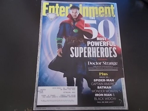 50 Most Powerful Superheroes - Entertainment Weekly Magazine 2016 - 第 1/1 張圖片