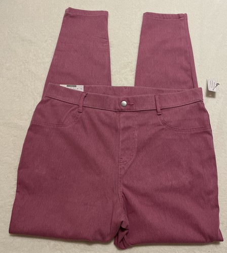 NWT Womens Time And Tru Rose High Rise Stretch Jegging Pants Size XS 0-2 - Picture 2 of 9