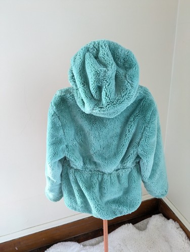 North Face Reversible Jacket Teen XS Reversible Parka Shasta Blue Coat Full Zip - Picture 17 of 21