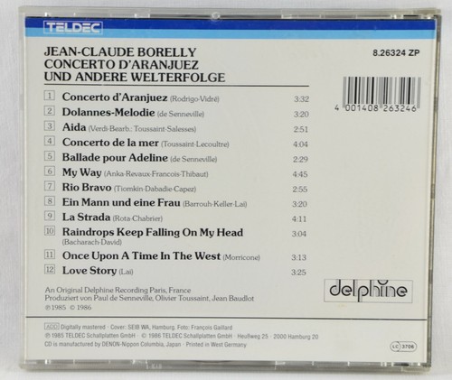 BORELLY - Concerto d Aranjuez - CD Teldec 1985 - Picture 2 of 3
