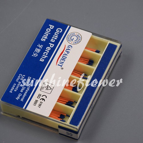 Dental Endo Root Canal Gutta Percha Points #15/20/25/30/35/40/15-40 0.02 Taper - Picture 55 of 96