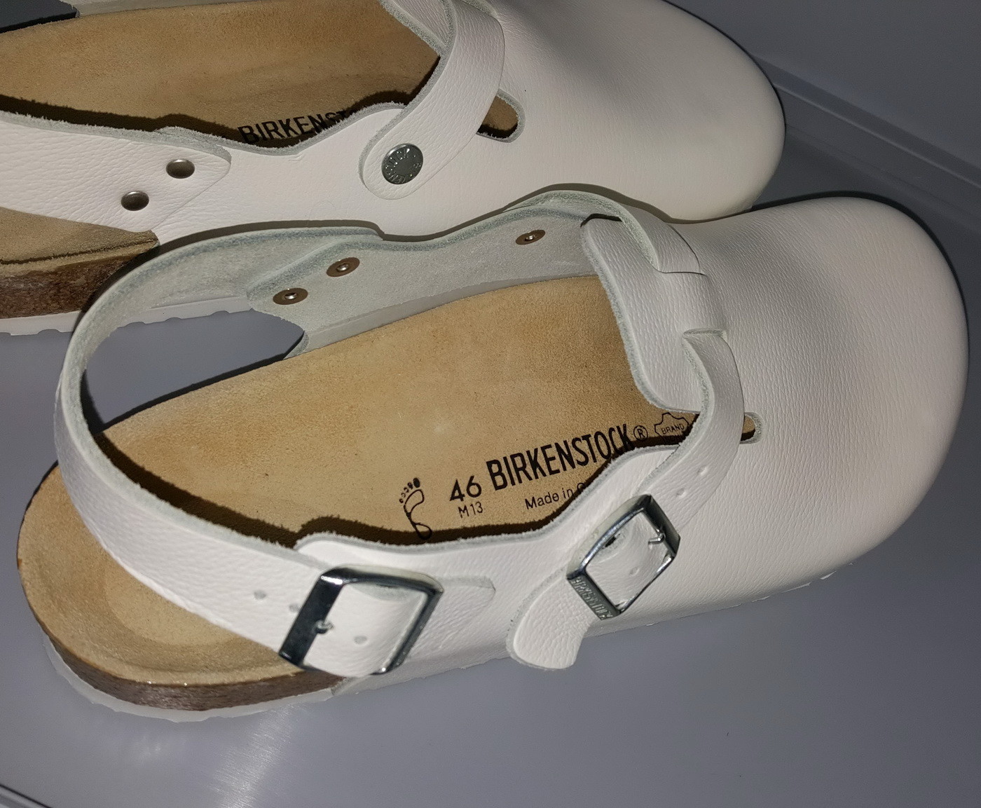BIRKENSTOCK Clogs TOKIO Leder weiß Gr. 46 NEU !!! Clogs Clog mit Fersenriemnen 1dbe76 BIRKENSTOCK Clogs TOKIO Leder weiß Gr. 46 NEU !!! Clogs Clog mit Fersenriemnen 1dbe76