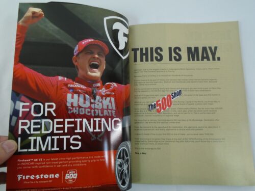 2023 Indy 500 Souvenir Program with Insert Sealed In Plastic - Picture 5 of 24