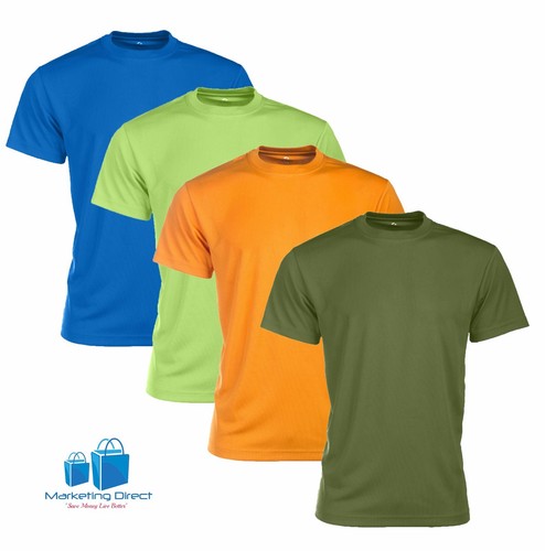 Mens Breathable Short Sleeve T-Shirt Performance Running Gym Top 45% Off RRP - Picture 26 of 26