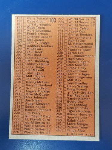 1972 Topps Baseball Cards Complete Your Set You Pick Choose Each #1 - 132 - Picture 171 of 223