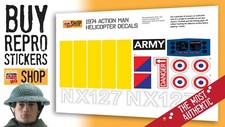 Action Man Helicopter Stickers