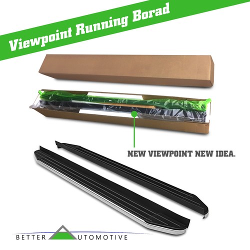 5.5" Aluminum Running Board for 2014-2020 Nissan Rogue Side Step Rails Nerf Bars - Picture 6 of 6