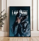 PLAYBOI CARTI I AM MUSIC Album Poster Rapper Hip Hop Wall Decor, Noframe