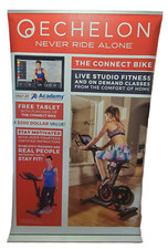 Supreme Catapult Retractable  Banner Stand for banners up to 47" wide x 87" tall