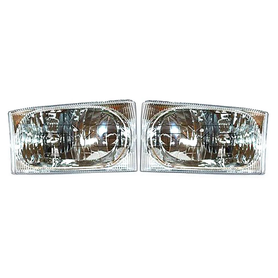 Conjunto de 2 faros izquierda derecha para Ford F-350 Super Duty 2002-2004 PA Foto 2 de 4