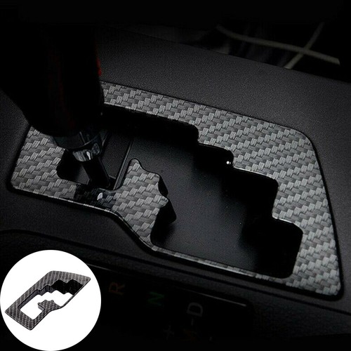 Cubierta interior del panel de cambio de marchas ABS de fibra de carbono para Toyota RAV4 2013-2017 - Imagen 5 de 8