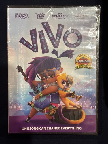 Netflix Sony Pictures VIVO (DVD) Lin-Manuel Miranda, NEW SEALED - Bild 1 von 2