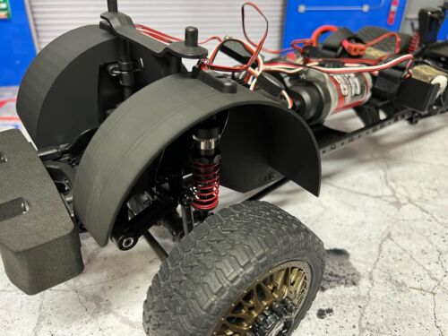Parafanghi interni anteriori completi CEN F450 / Sicario con porta luce Rock - Foto 3 di 7
