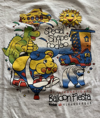 1997 Balloon Festival Shirt S/S Oneita Size L Large Made in USA VTG - Picture 3 of 6