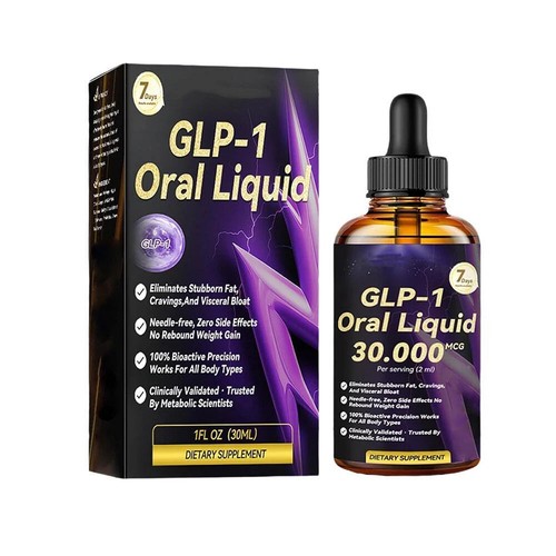 GLP1 Weight Loss Fat Burner Drops Diet Supplement Slimming Drops 30ml 2025NEW - Picture 2 of 11