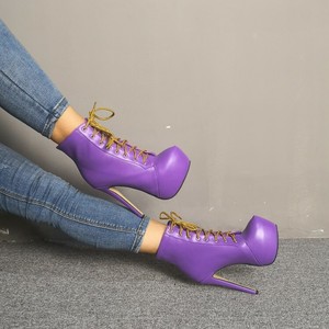 Women-Lace-Up-Platform-High-Heel-Stiletto-Ankle-Boots-Gladiator-Party-US4-5-12-5