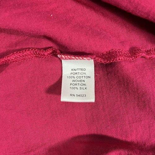 Banana Republic Damen Top XS Rosa Stretch Rüschen Kurzarm Shirt Bluse - Bild 5 von 5