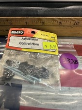 DU-BRO DUB493: Adjustable Control Horn {2pc.} NewInPack 🇺🇸 Shipped