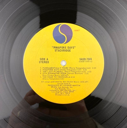 Stackridge Pinafore Days US Press vinyl record LP NM M- - Foto 5 di 7