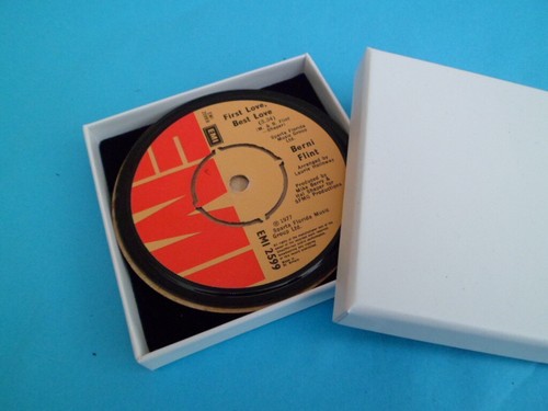 DRINKS COASTERS - Upcycled Vinyl Records Original Singles Vinyl Records - List B - Picture 154 of 536