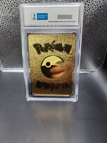 Pokemon TCG Charizard V Wild Flames Fan Art Gold Foil Card #SMP26-43 GEM MT 10 - Picture 3 of 5